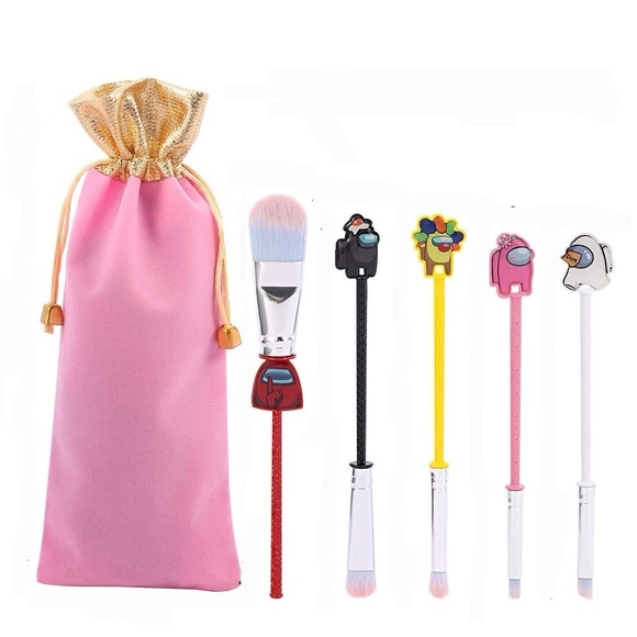 5pcs Cute Among Us  Makeup Brushes - Picture 2 of 4